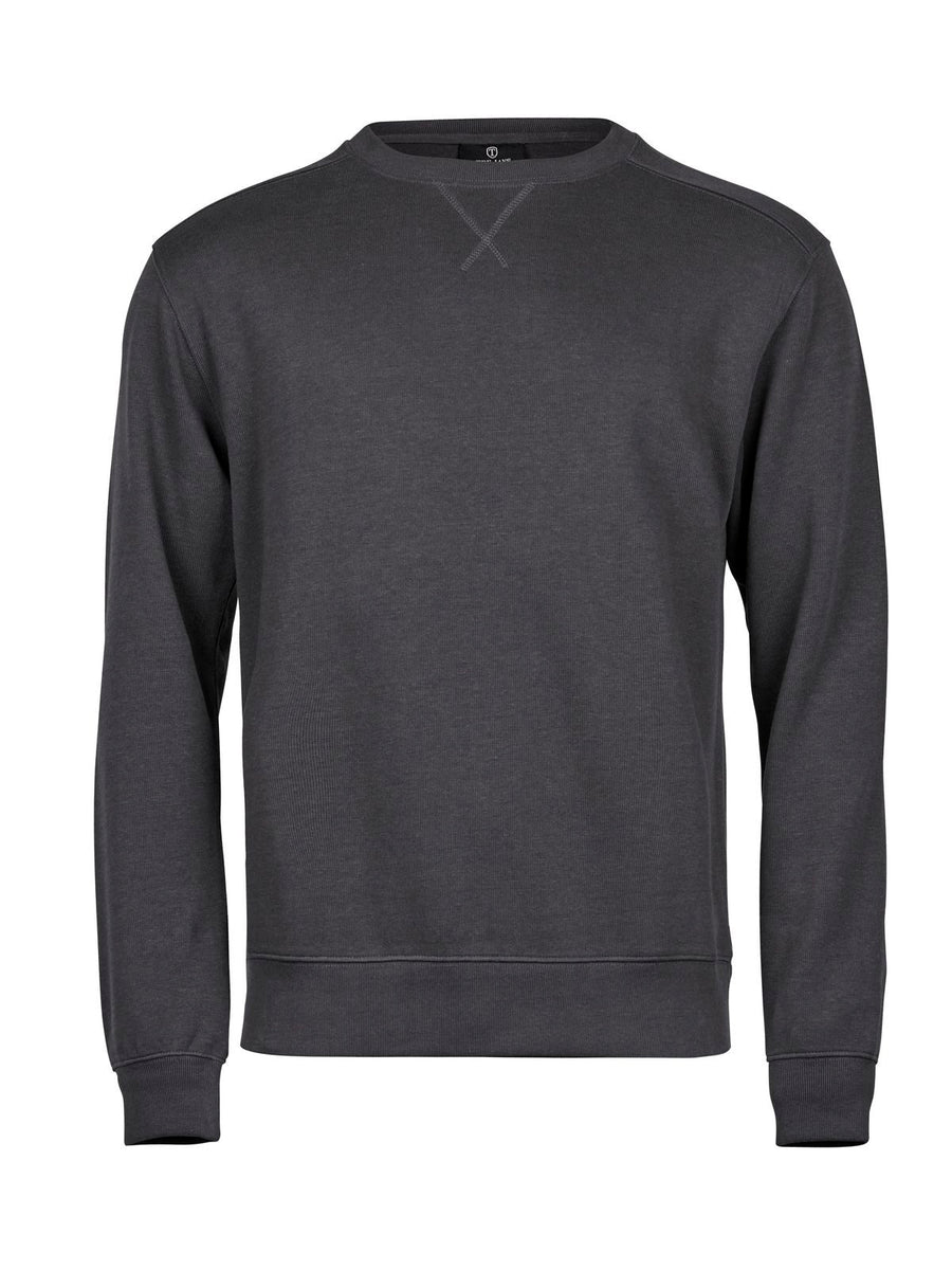 Ribbed Interlock Crew Neck Sweatshirt / Hoodie – Tee Jays