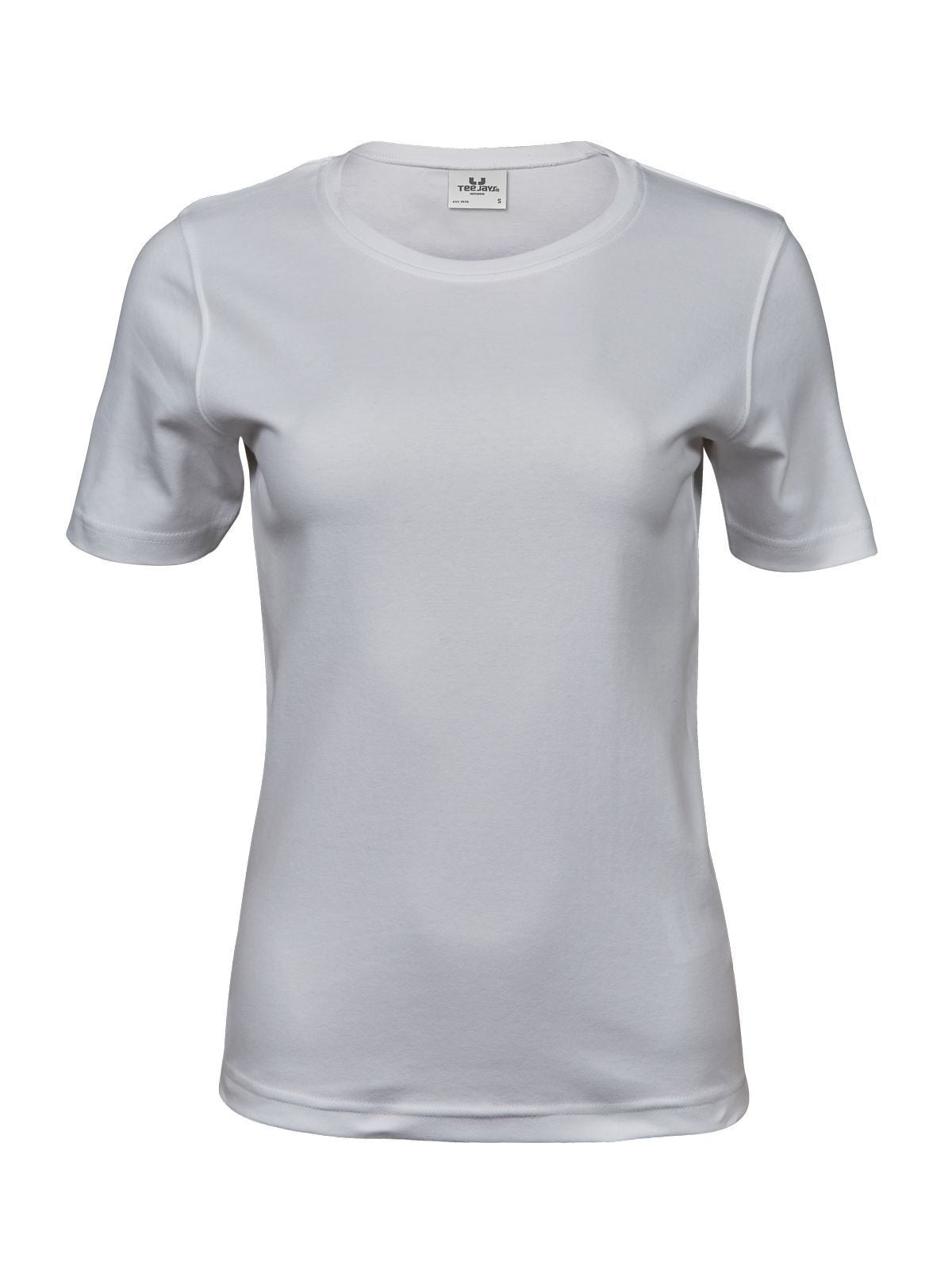 Interlock Tee Damen T-Shirt – Tee Jays – Farbe Weiß – individuell veredelbar