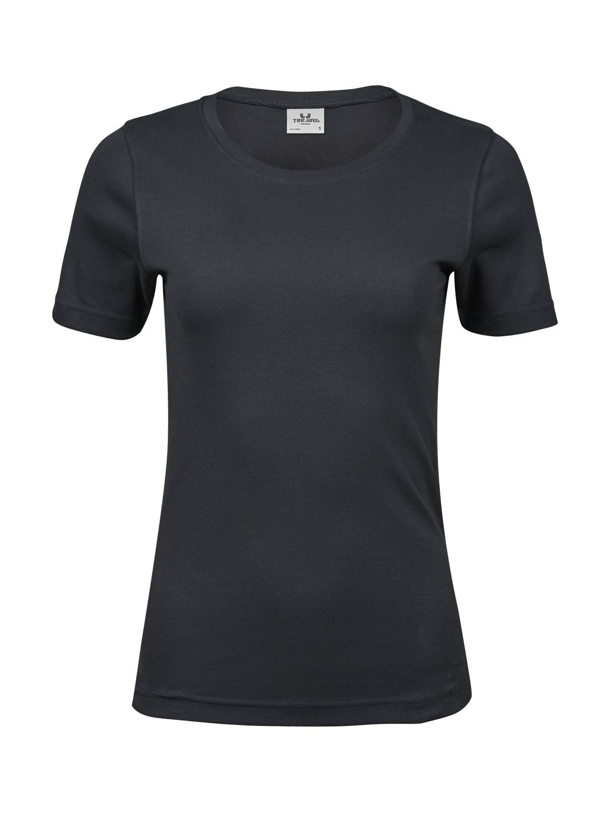 Interlock Tee Damen T-Shirt – Tee Jays – Farbe Dunkelgrau – individuell veredelbar