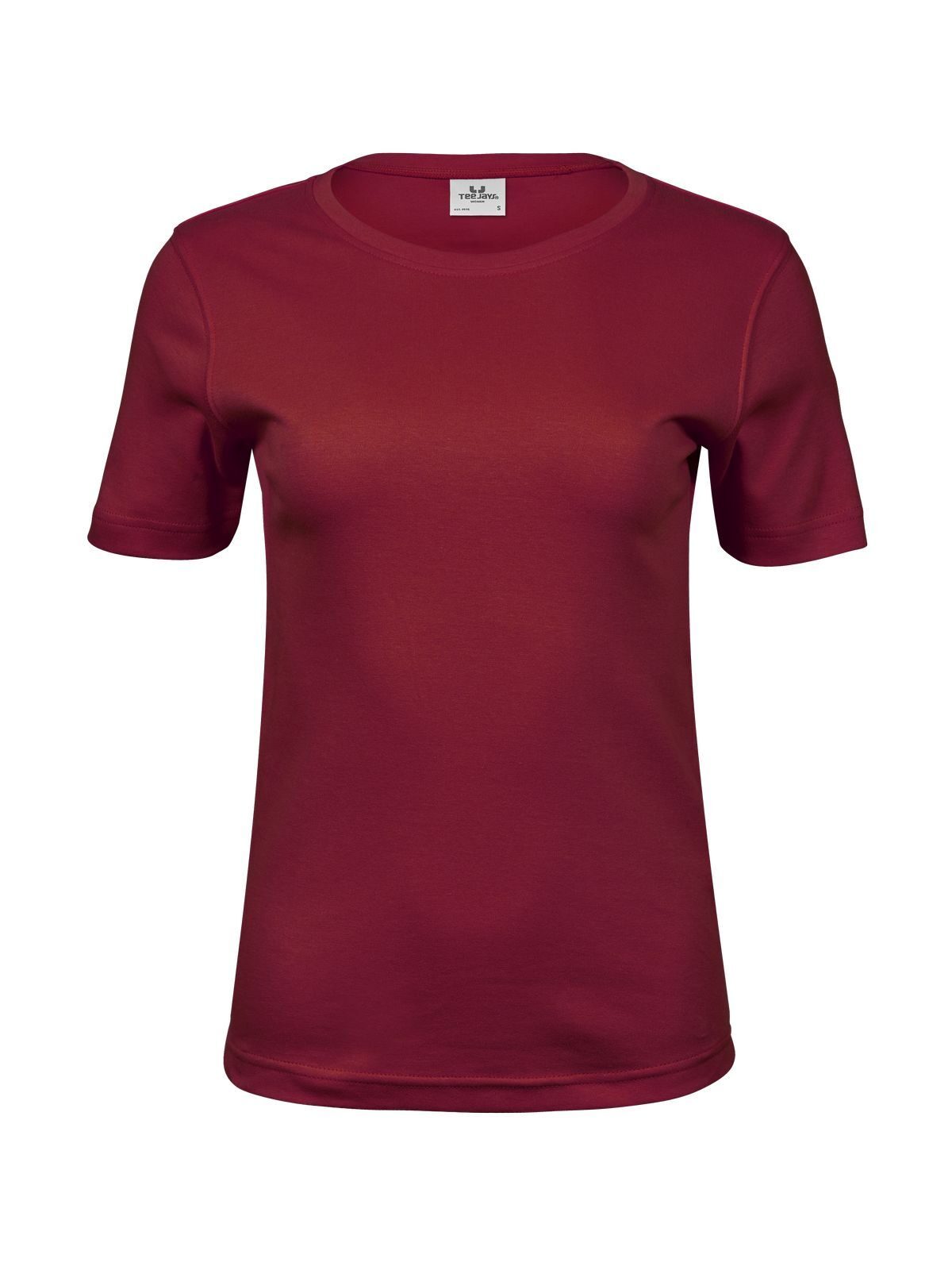 Interlock Tee Damen T-Shirt – Tee Jays – Farbe Deep Red – individuell veredelbar