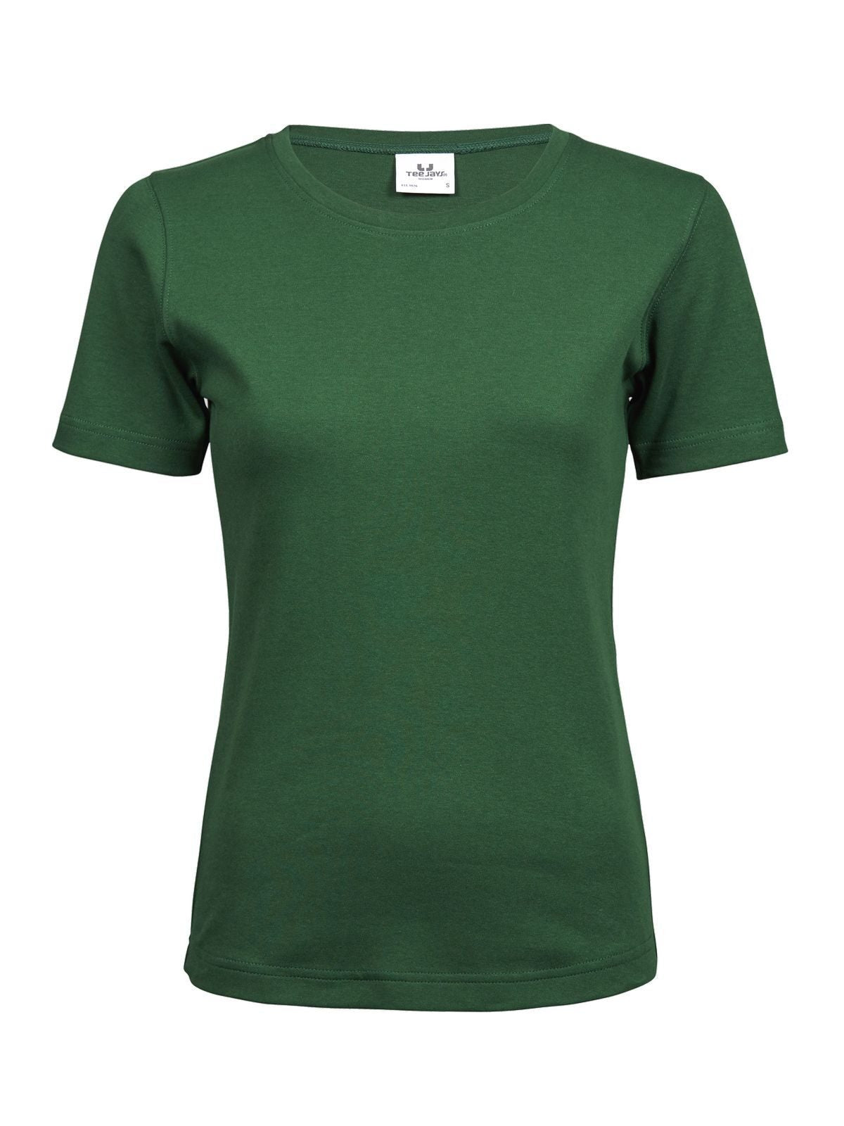 Interlock Tee Damen T-Shirt – Tee Jays – Farbe Waldgrün – individuell veredelbar
