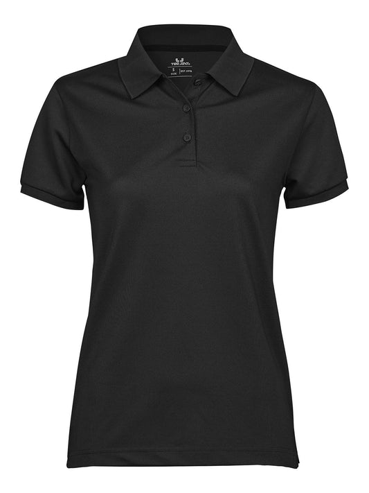 Polo club donna Damen Poloshirt – Tee Jays – Farbe Schwarz – individuell veredelbar