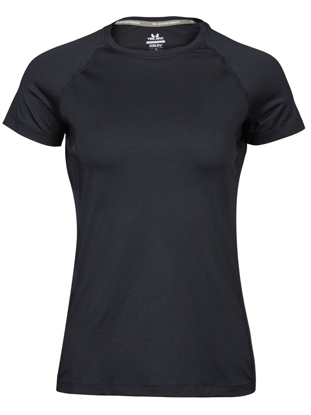 cooldry tee Damen T-Shirt – Tee Jays – Farbe Schwarz – individuell veredelbar