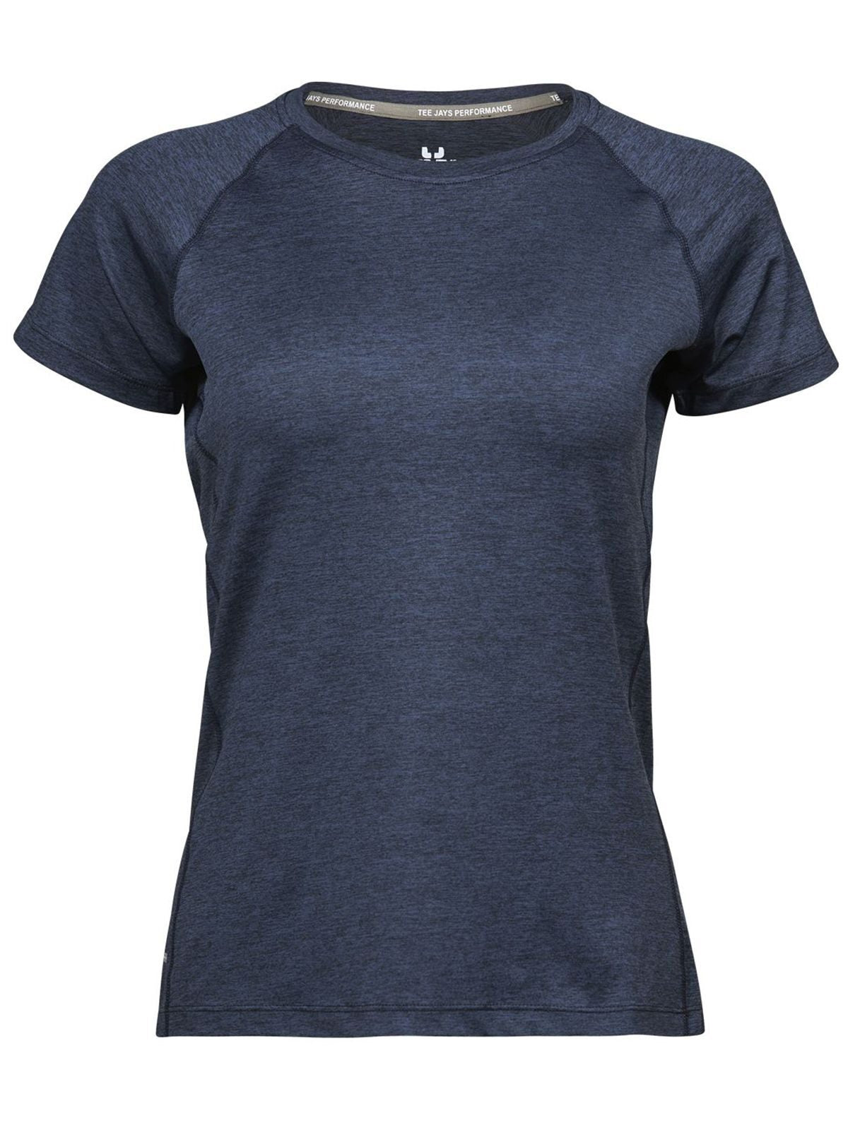 cooldry tee Damen T-Shirt – Tee Jays – Farbe Navy Melange – individuell veredelbar