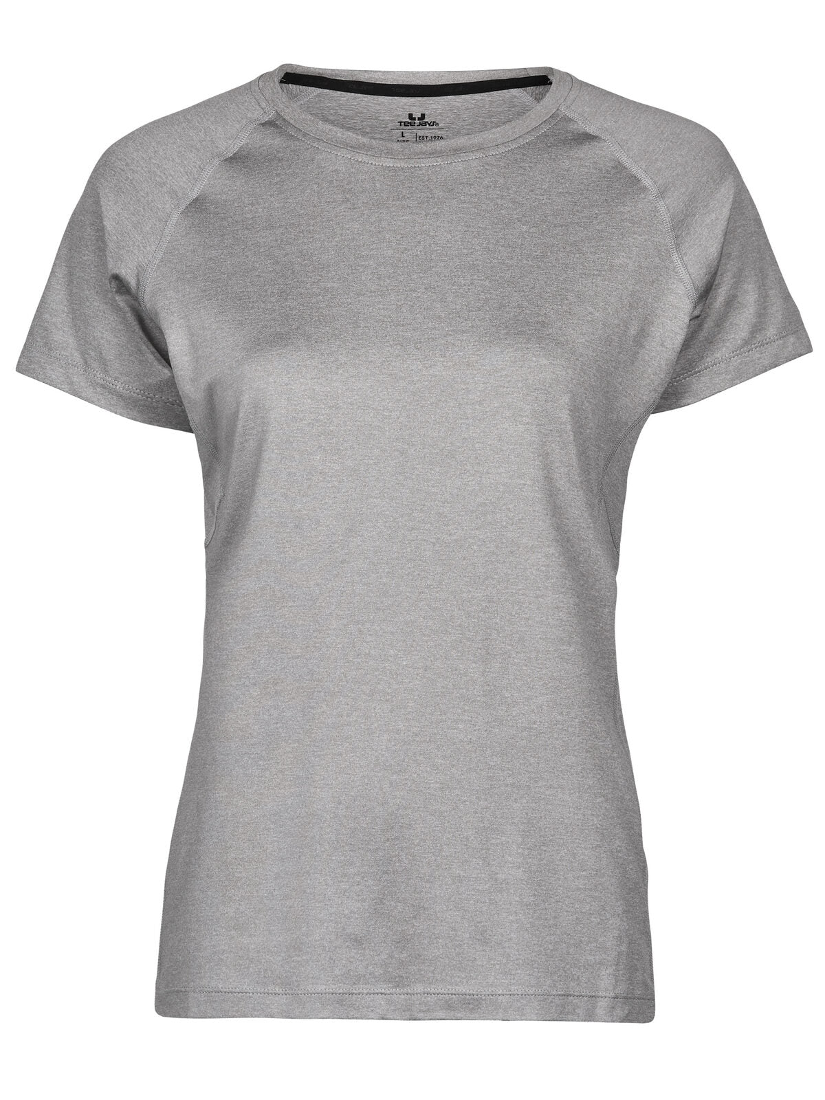 cooldry tee Damen T-Shirt – Tee Jays – Farbe Grey Melange – individuell veredelbar