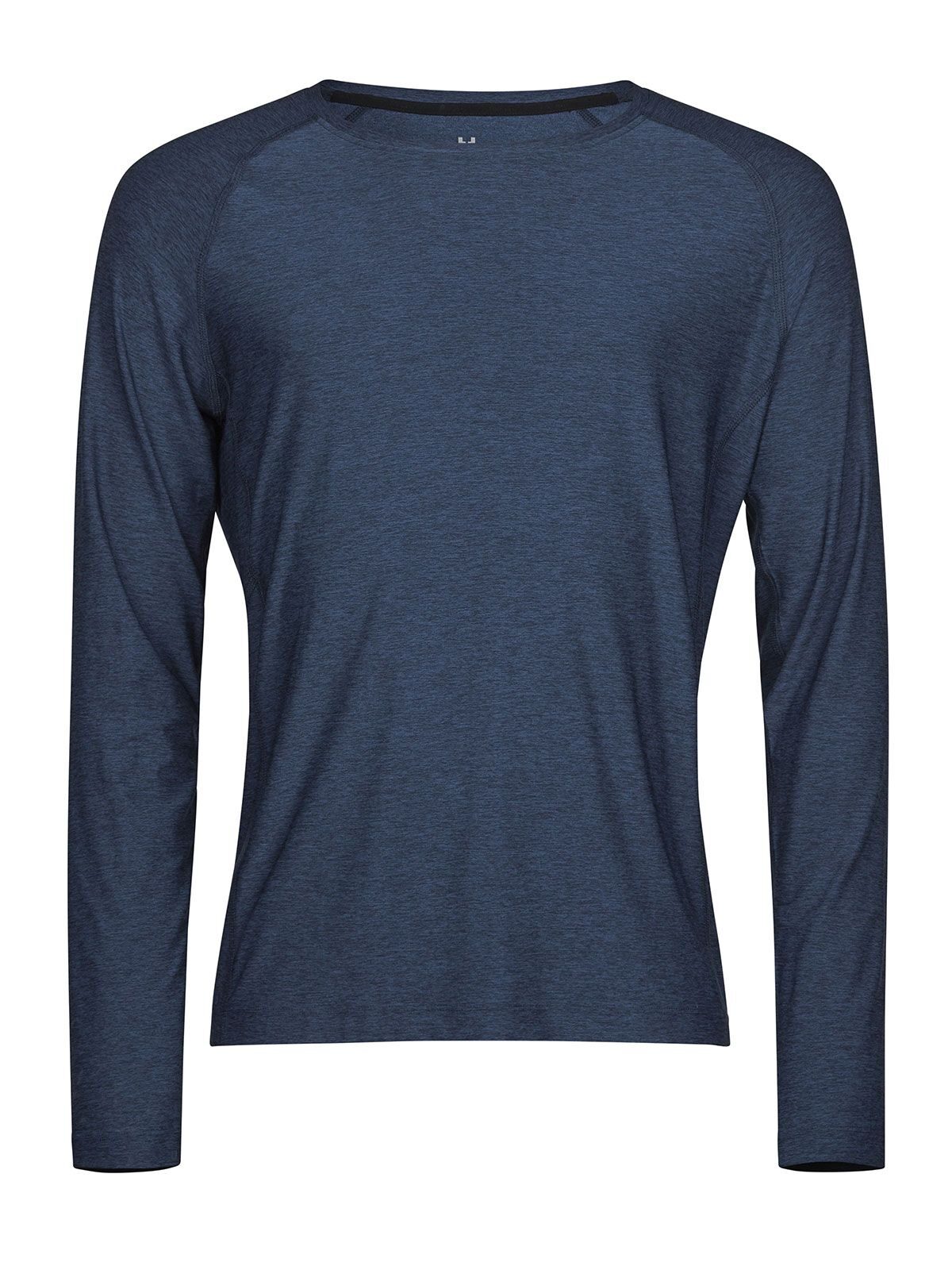Long Sleeve cooldry tee Unisex T-Shirt – Tee Jays – Farbe Navy Melange – individuell veredelbar