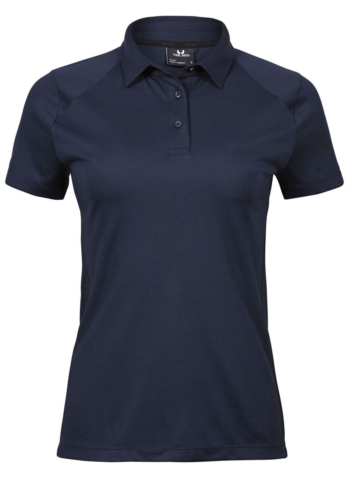 Luxury Sport Polo Damen Poloshirt – Tee Jays – Farbe Navy – individuell veredelbar