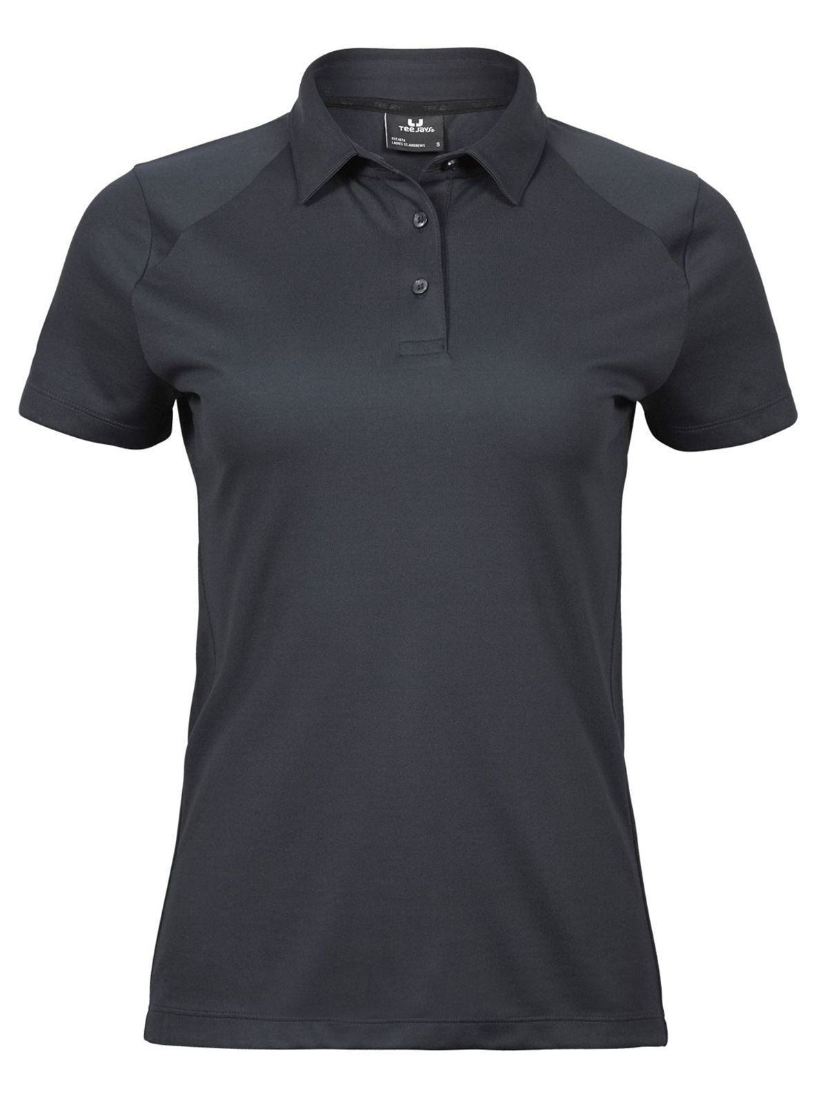 Luxury Sport Polo Damen Poloshirt – Tee Jays – Farbe Dunkelgrau – individuell veredelbar