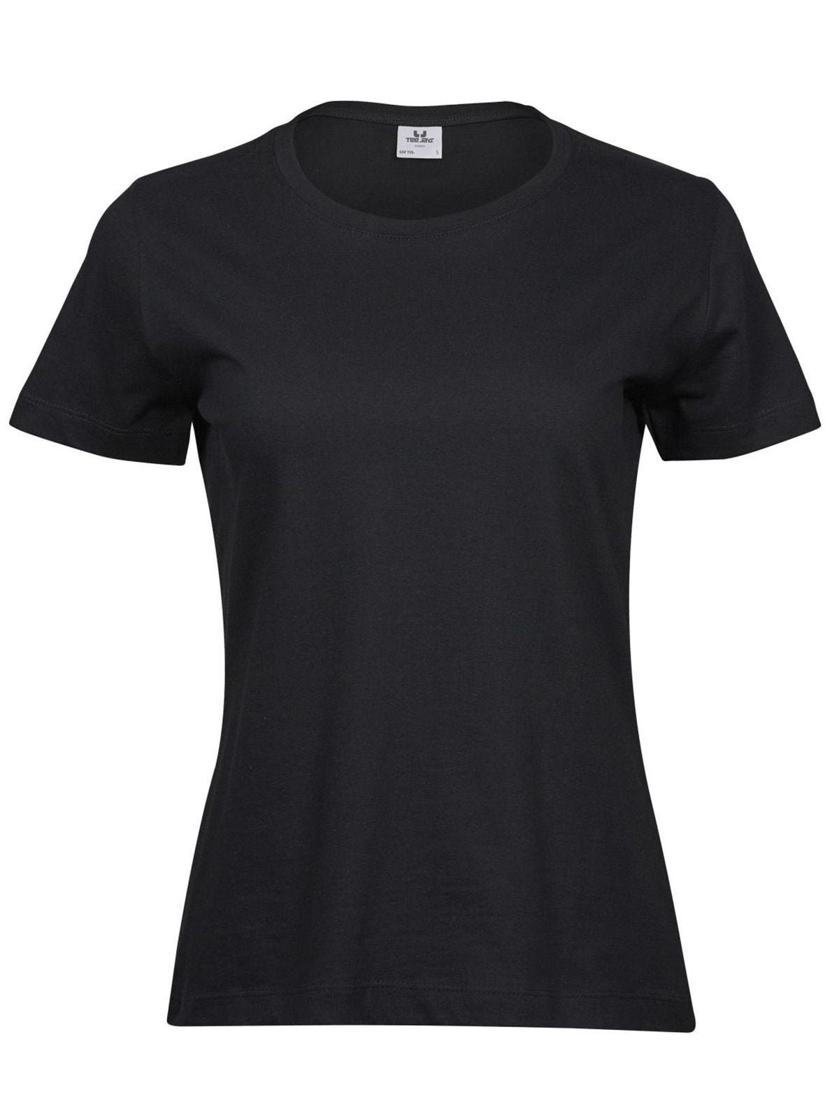 Soft Tee Damen T-Shirt – Tee Jays – Farbe Schwarz – individuell veredelbar