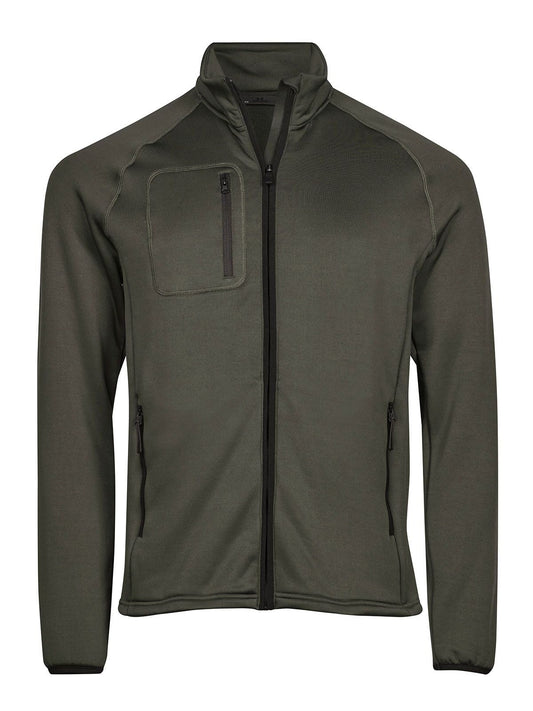 Stretch Fleece Herren – Tee Jays – Farbe Deep Green – individuell veredelbar