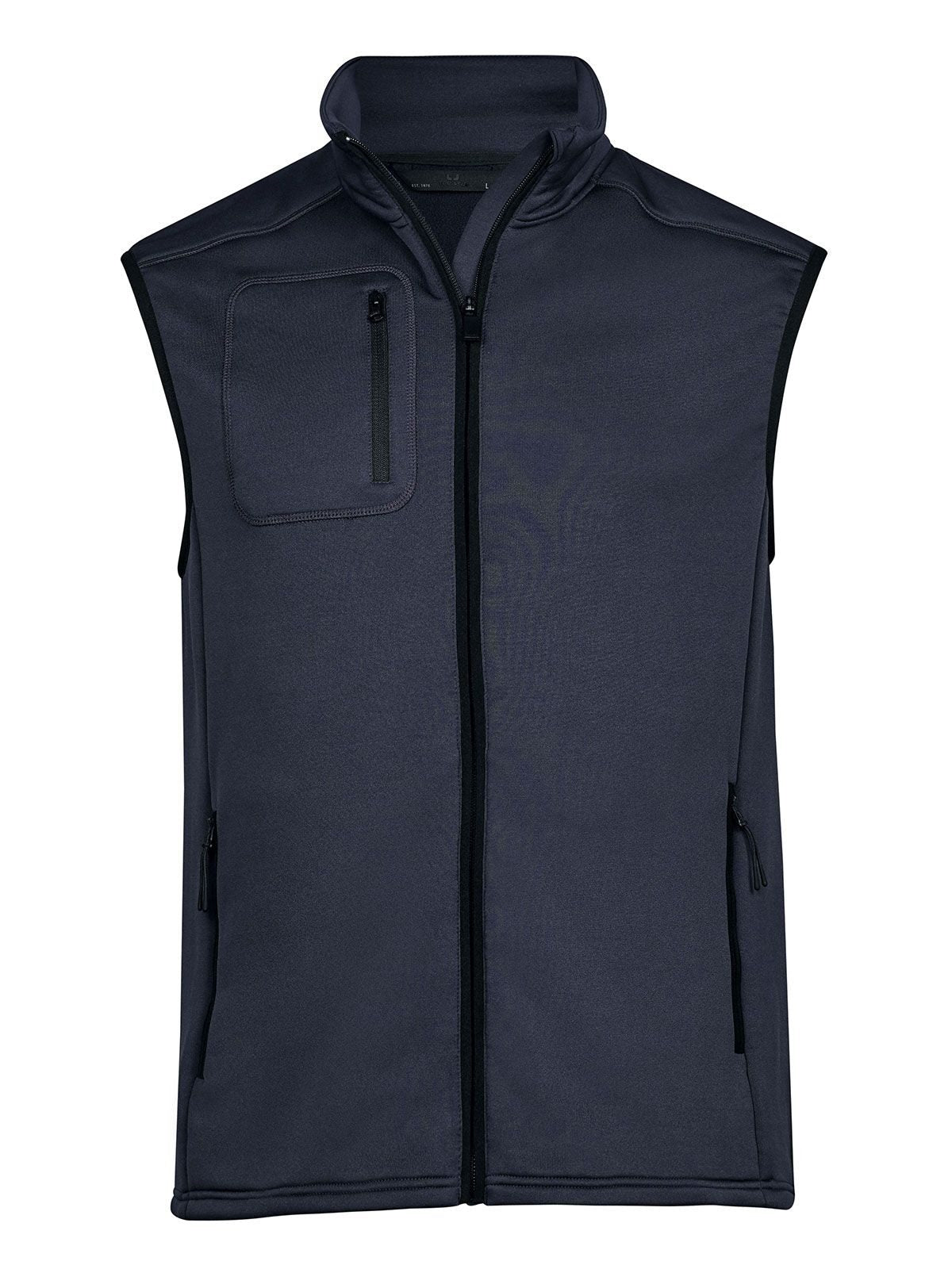 Stretch Fleece Bodywarmer Herren – Tee Jays – Farbe Navy – individuell veredelbar