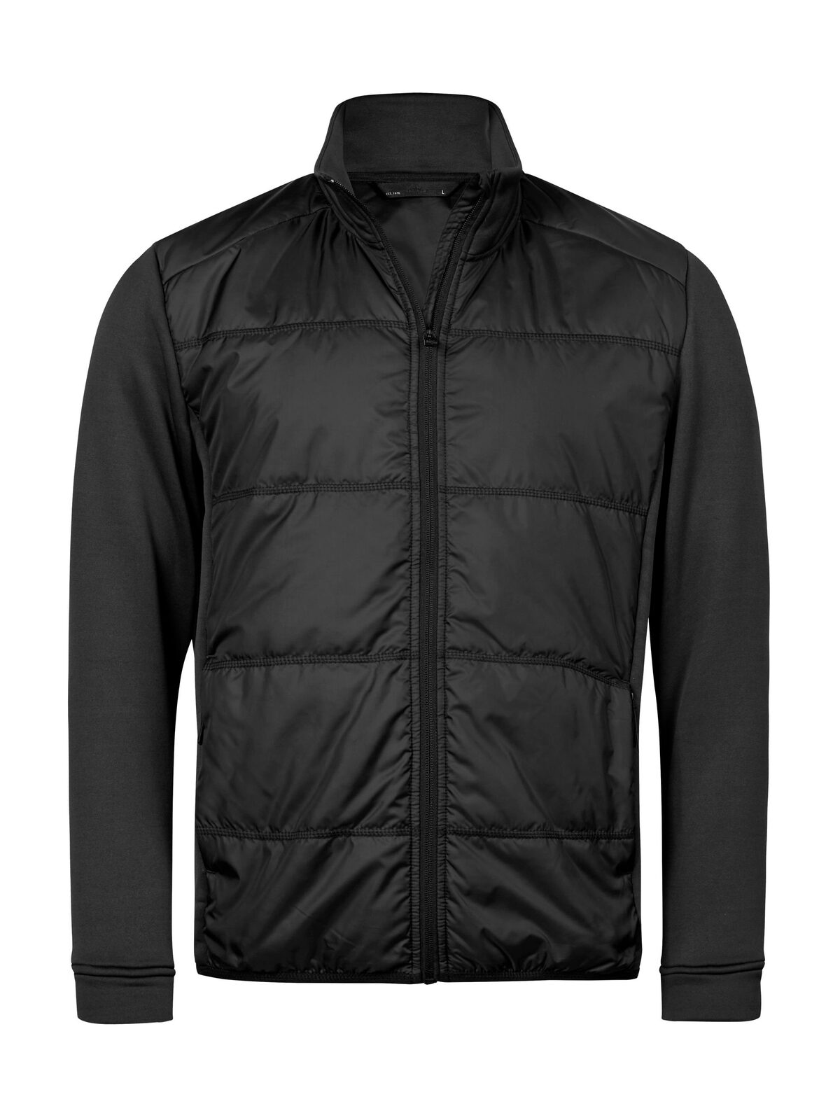 Hybrid-Stretch Jacket – Tee Jays – Farbe Black/Black – individuell veredelbar