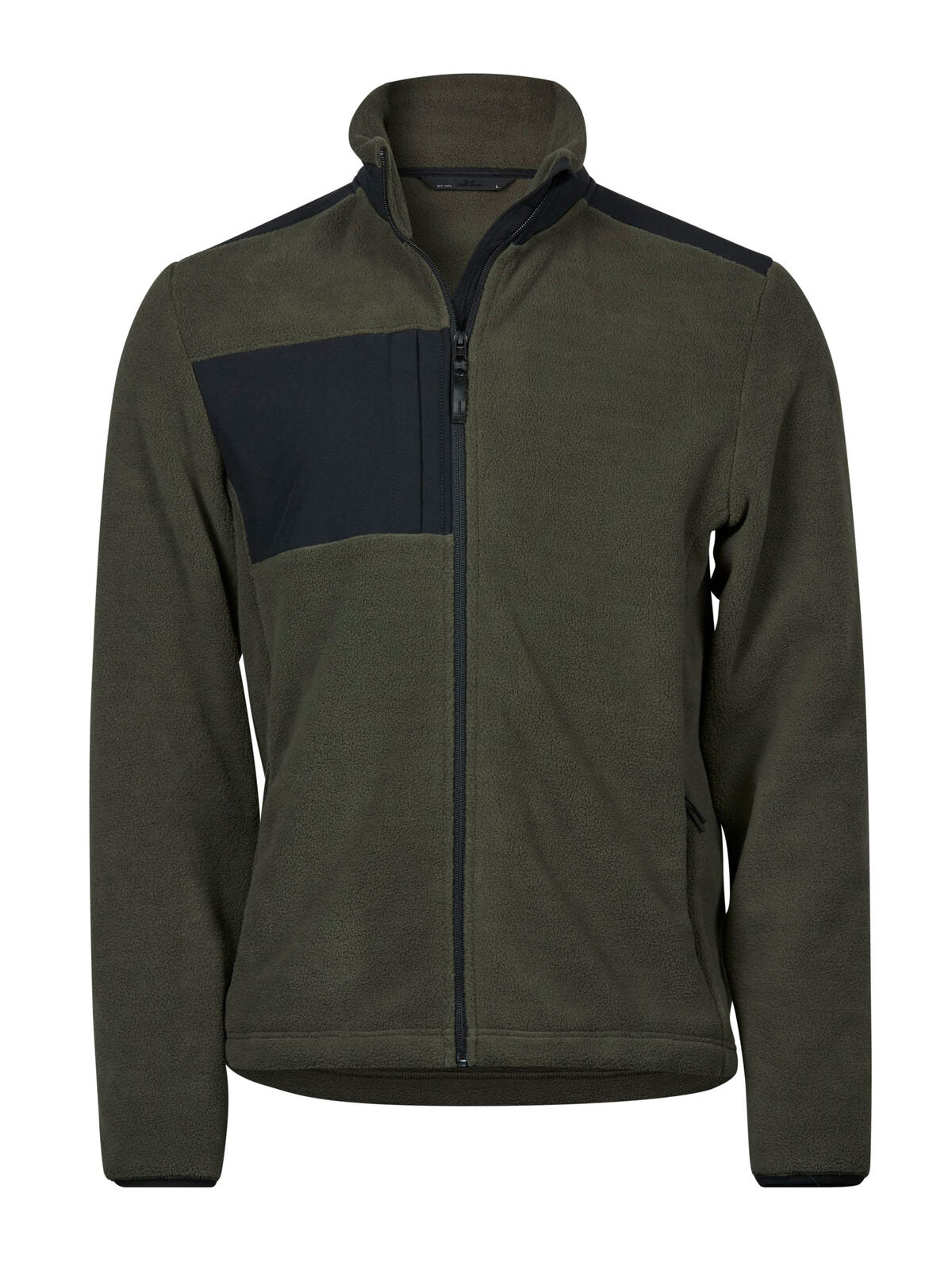 Mountain Fleece – Tee Jays – Farbe Deep green/black – individuell veredelbar