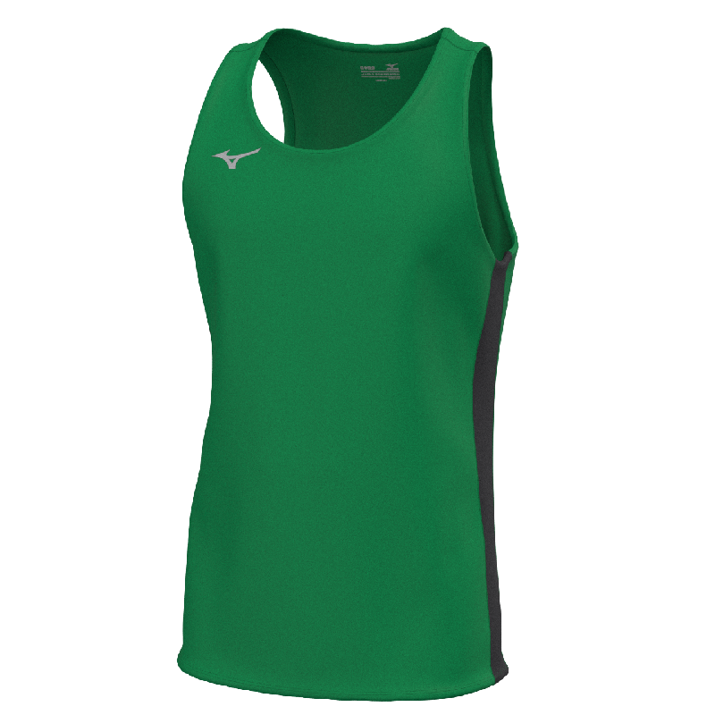 Mizuno Ärmelloses Sportshirt MZNRB Singlet – Herren | U2EAB566 – Grün