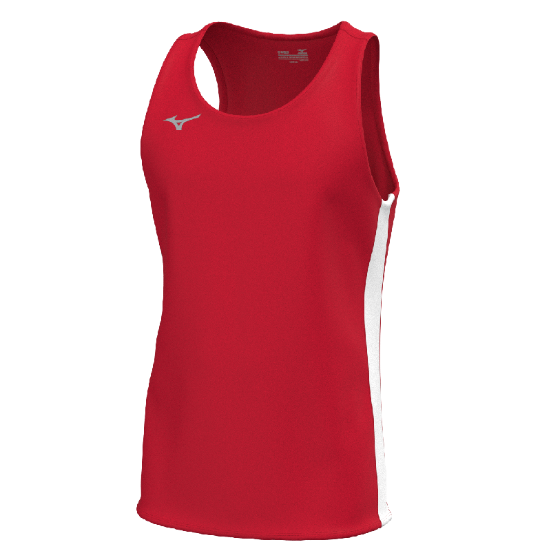 Mizuno Ärmelloses Sportshirt MZNRB Singlet – Herren | U2EAB566 – Rot