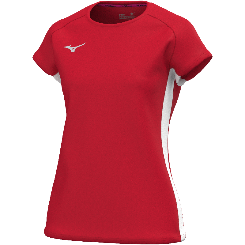 Mizuno Sport-T-Shirt MZNRB – Damen | U2EAB765 – Rot
