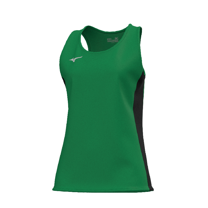 Mizuno Ärmelloses Sportshirt MZNRB Singlet – Damen | U2EAB766 – Grün
