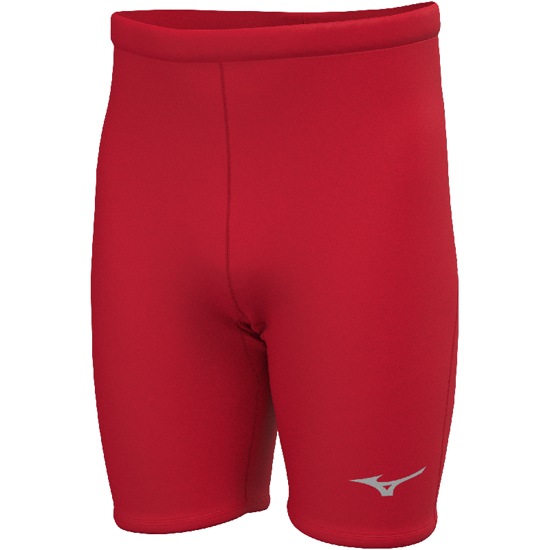 Mizuno Lauftights MZNRB Mid Tight – Herren | U2EBB567 – Rot