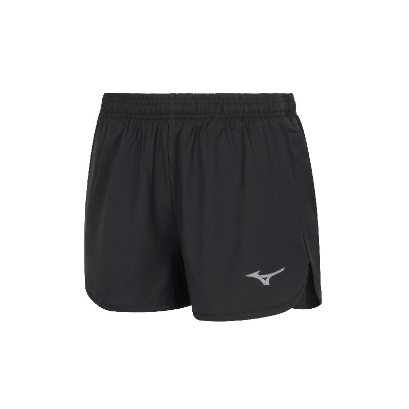 Mizuno Sportshorts MZNRB Split – Damen | U2EBB765 – Schwarz