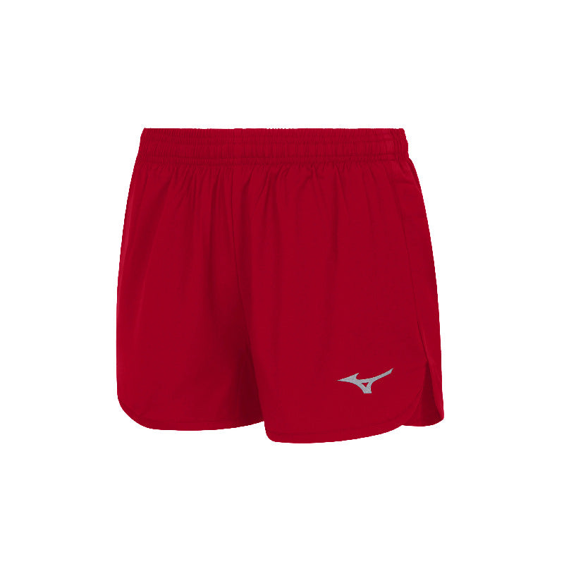 Mizuno Sportshorts MZNRB Split – Damen | U2EBB765 – Rot
