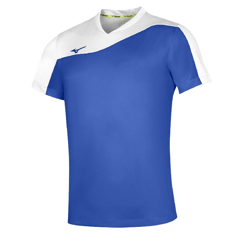 Mizuno Sport-T-Shirt Authentic Myou – Herren | V2EA7003 – Royalblau/Weiß
