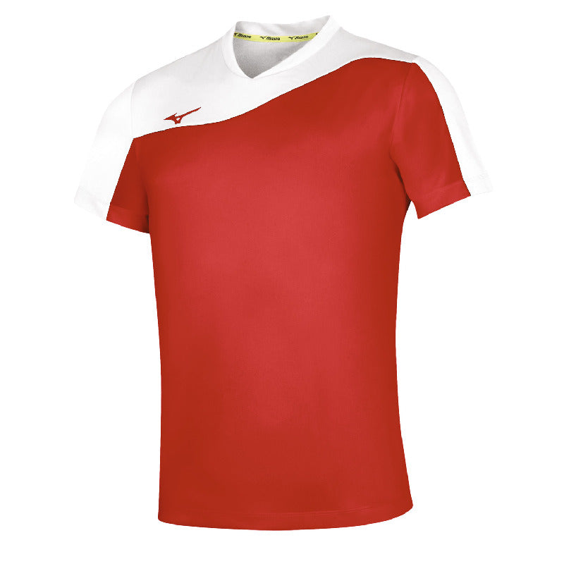 Mizuno Sport-T-Shirt Authentic Myou – Herren | V2EA7003 – Rot/Weiß