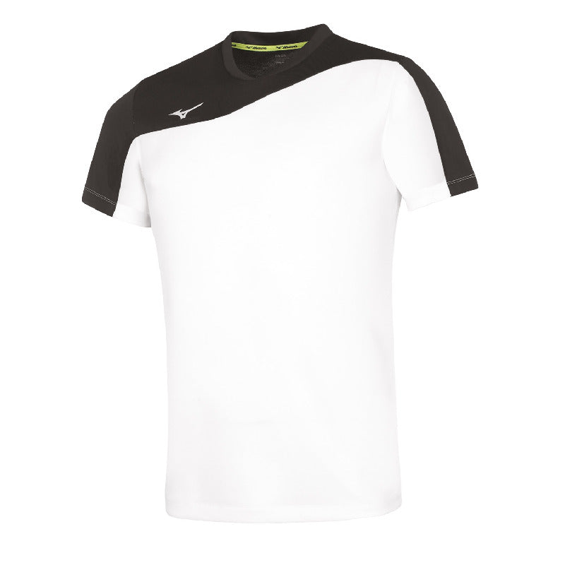 Mizuno Sport-T-Shirt Authentic Myou – Herren | V2EA7003 – Weiß/Schwarz