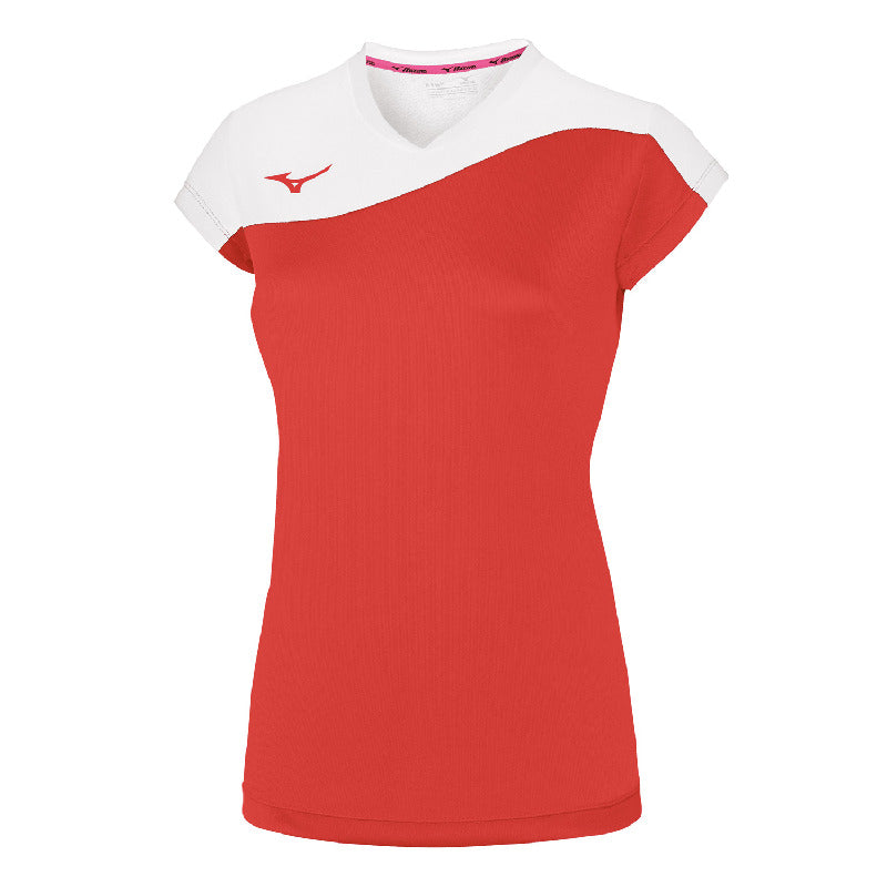 Mizuno Sport-T-Shirt Authentic Myou – Damen | V2EA7203 – Rot/Weiß