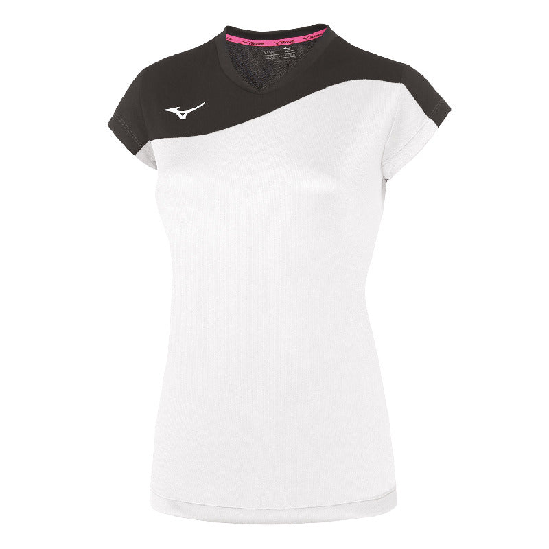 Mizuno Sport-T-Shirt Authentic Myou – Damen | V2EA7203 – Weiß/Schwarz
