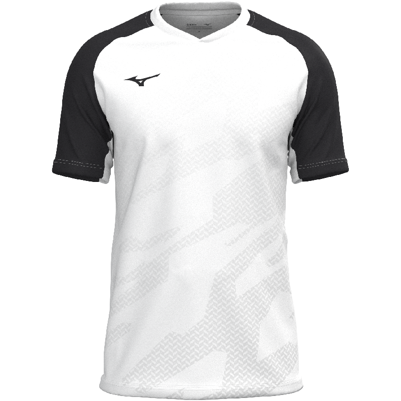 Mizuno Sporttrikot Game Meisaigara – Herren | V2EAC510 – Weiß/Schwarz