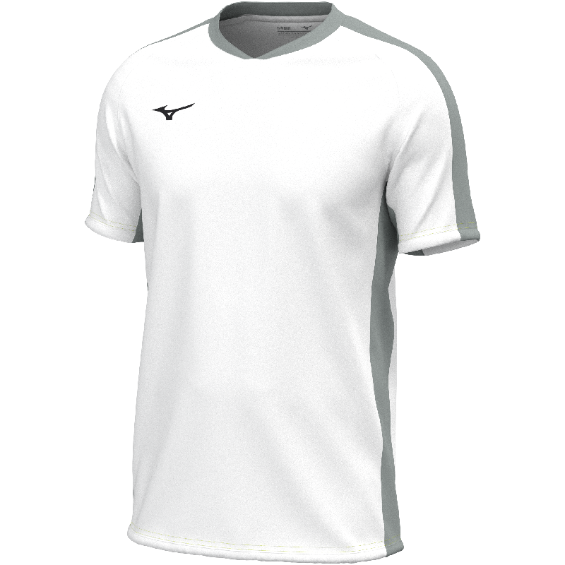 Mizuno Sport-T-Shirt – Herren | V2EAC511 – Weiß/Grau