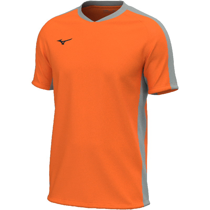 Mizuno Sport-T-Shirt – Herren | V2EAC511 – Neonorange/Grau