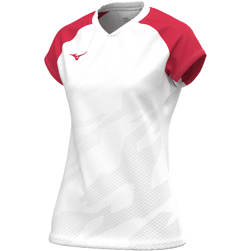 Mizuno Sporttrikot Game Meisaigara – Damen | V2EAC710 – Weiß/Rot