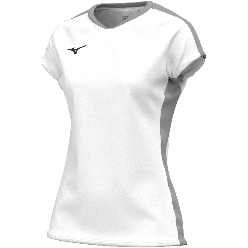 Mizuno Sport-T-Shirt – Damen | V2EAC711 – Weiß/Grau