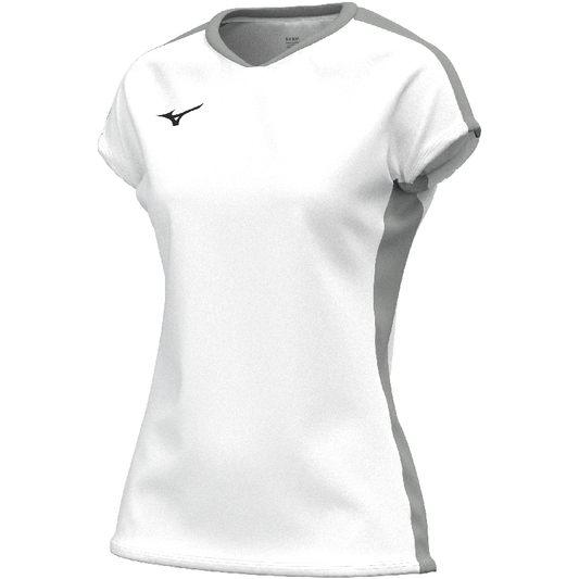 Mizuno Sport-T-Shirt – Damen | V2EAC711 – Weiß/Grau