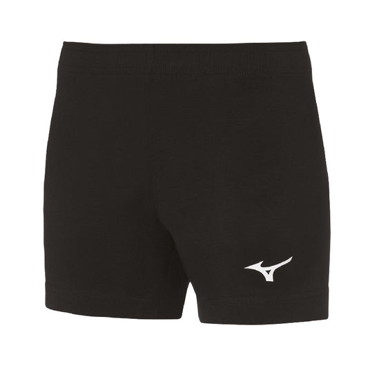 Mizuno Sportshorts High-Kyu Trad – Damen | V2EB7204 – Schwarz/Weiß