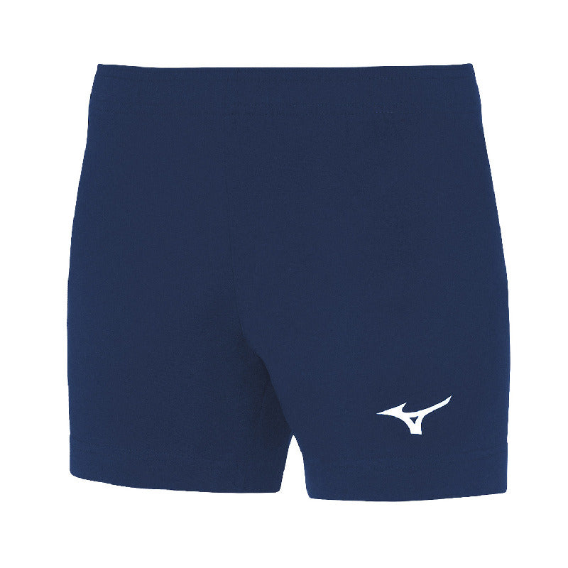 Mizuno Sportshorts High-Kyu Trad – Damen | V2EB7204 – Marineblau/Weiß