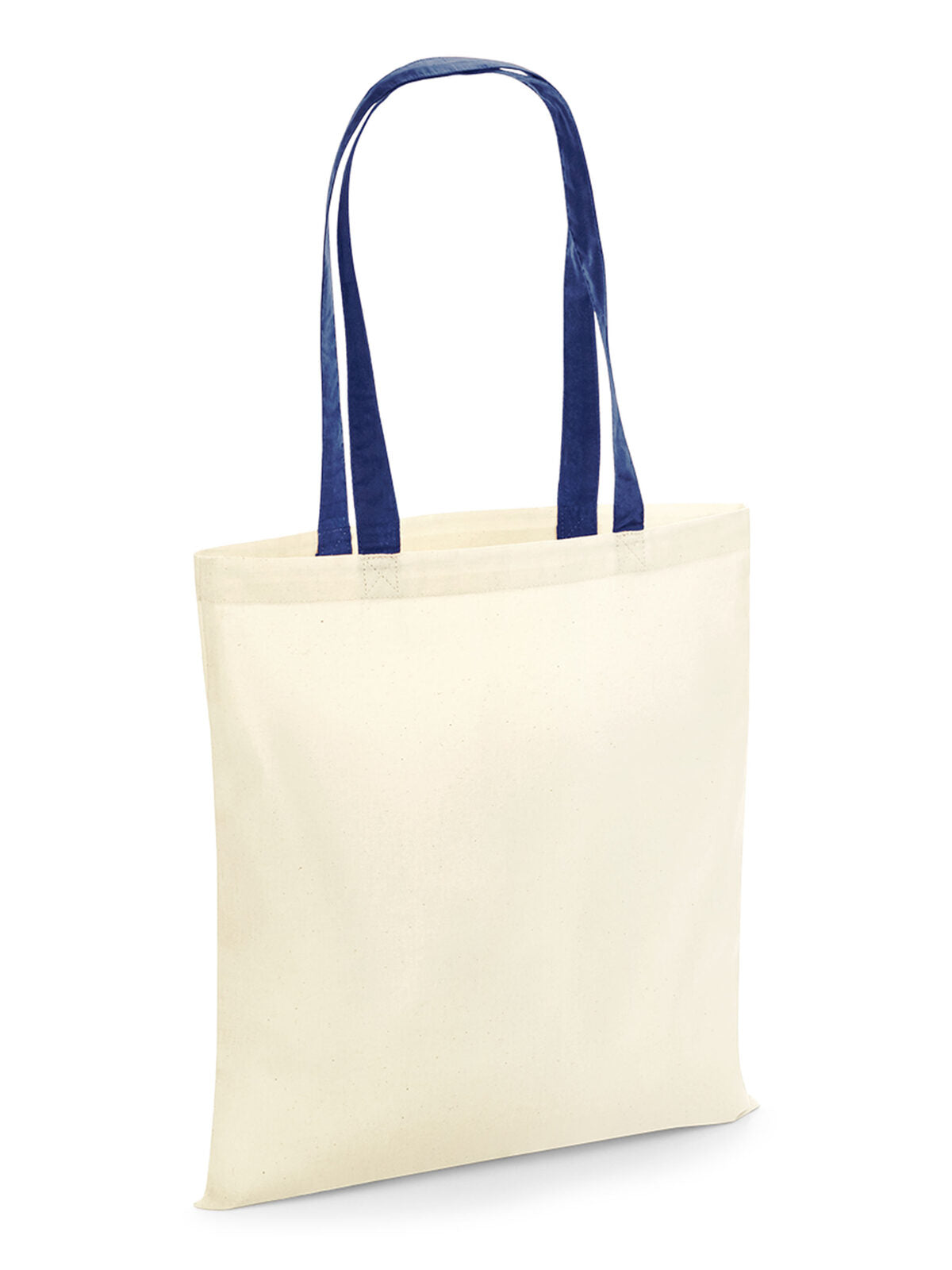 Bag for Life - Contrast Handles Herren Tasche / Rucksack – Westford Mill – Farbe natural/french navy – individuell veredelbar