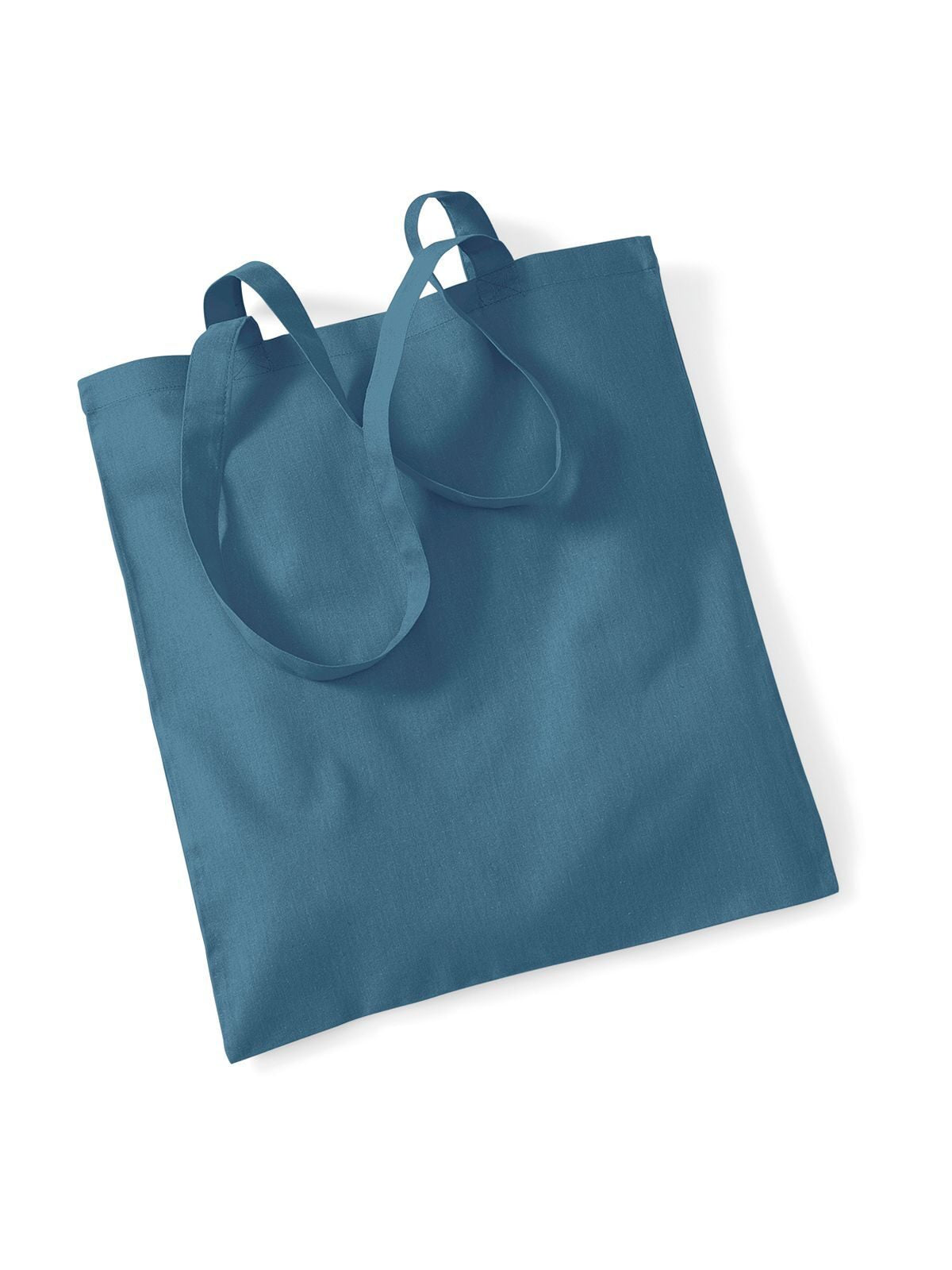 Shopper Bag For Life - Long Handles Herren Tasche / Rucksack – Westford Mill – Farbe airforce blue – individuell veredelbar