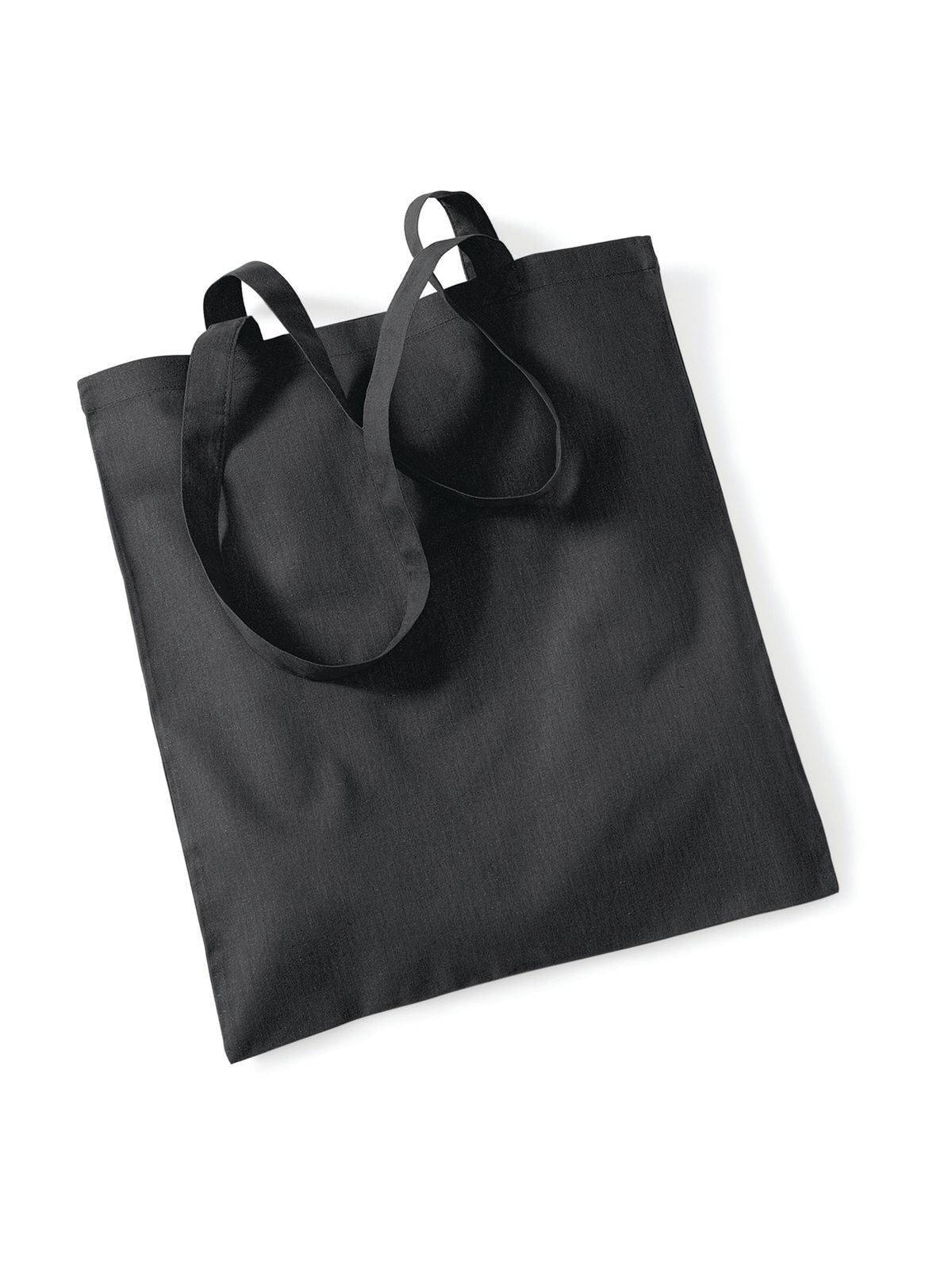 Shopper Bag For Life - Long Handles Herren Tasche / Rucksack – Westford Mill – Farbe Schwarz – individuell veredelbar