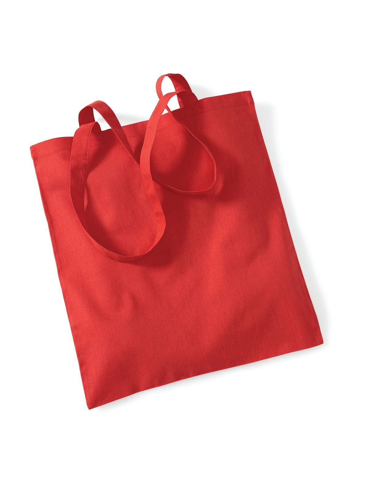 Shopper Bag For Life - Long Handles Herren Tasche / Rucksack – Westford Mill – Farbe bright red – individuell veredelbar
