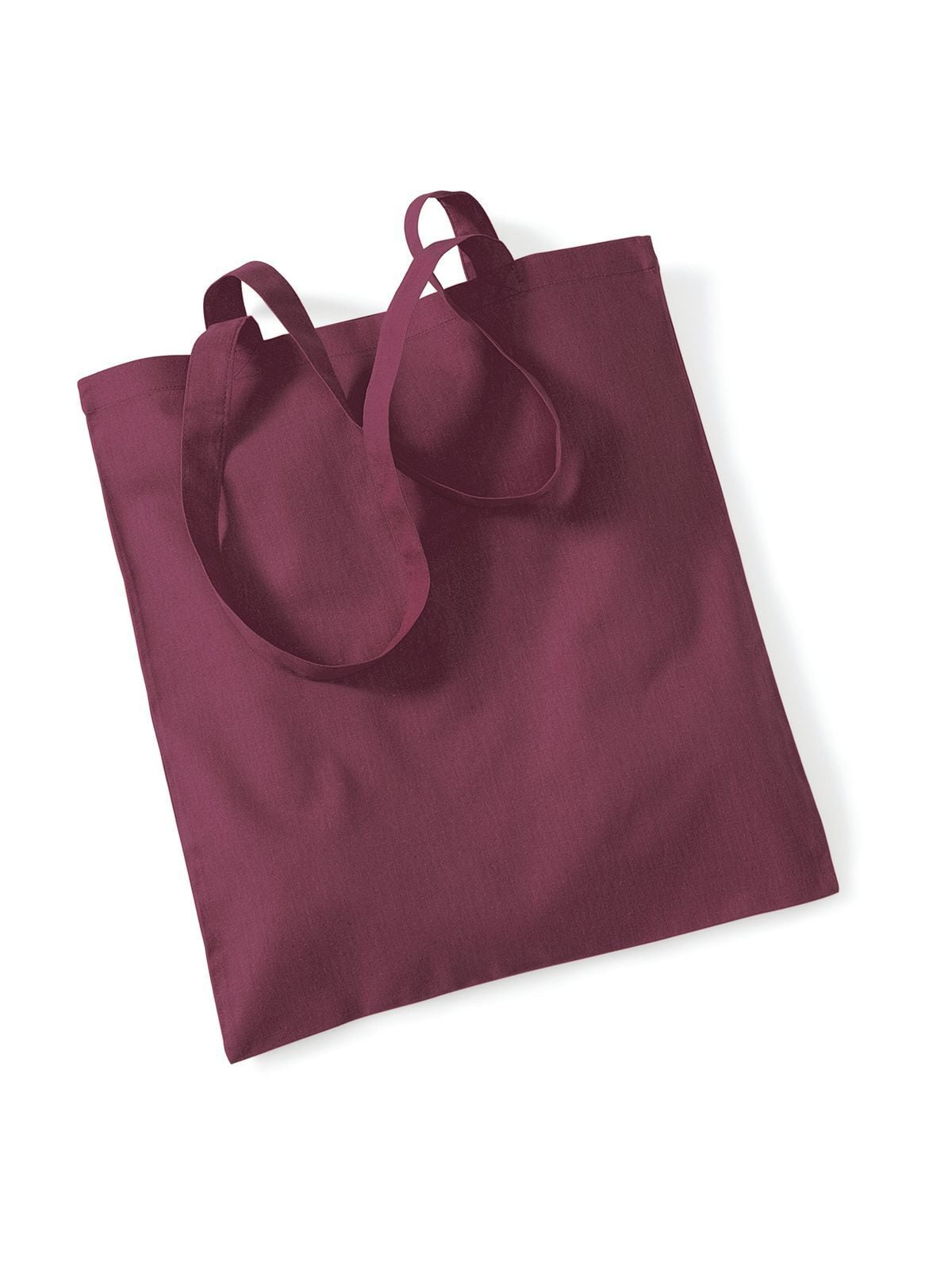 Shopper Bag For Life - Long Handles Herren Tasche / Rucksack – Westford Mill – Farbe Burgundy – individuell veredelbar
