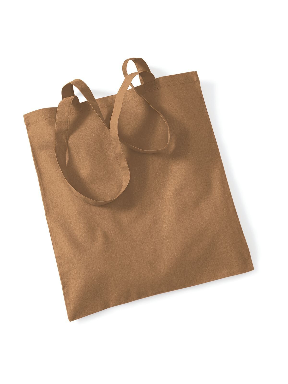 Shopper Bag For Life - Long Handles Herren Tasche / Rucksack – Westford Mill – Farbe caramel – individuell veredelbar
