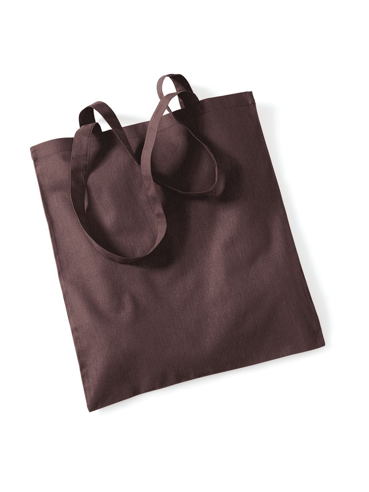 Shopper Bag For Life - Long Handles Herren Tasche / Rucksack – Westford Mill – Farbe Schokolade – individuell veredelbar