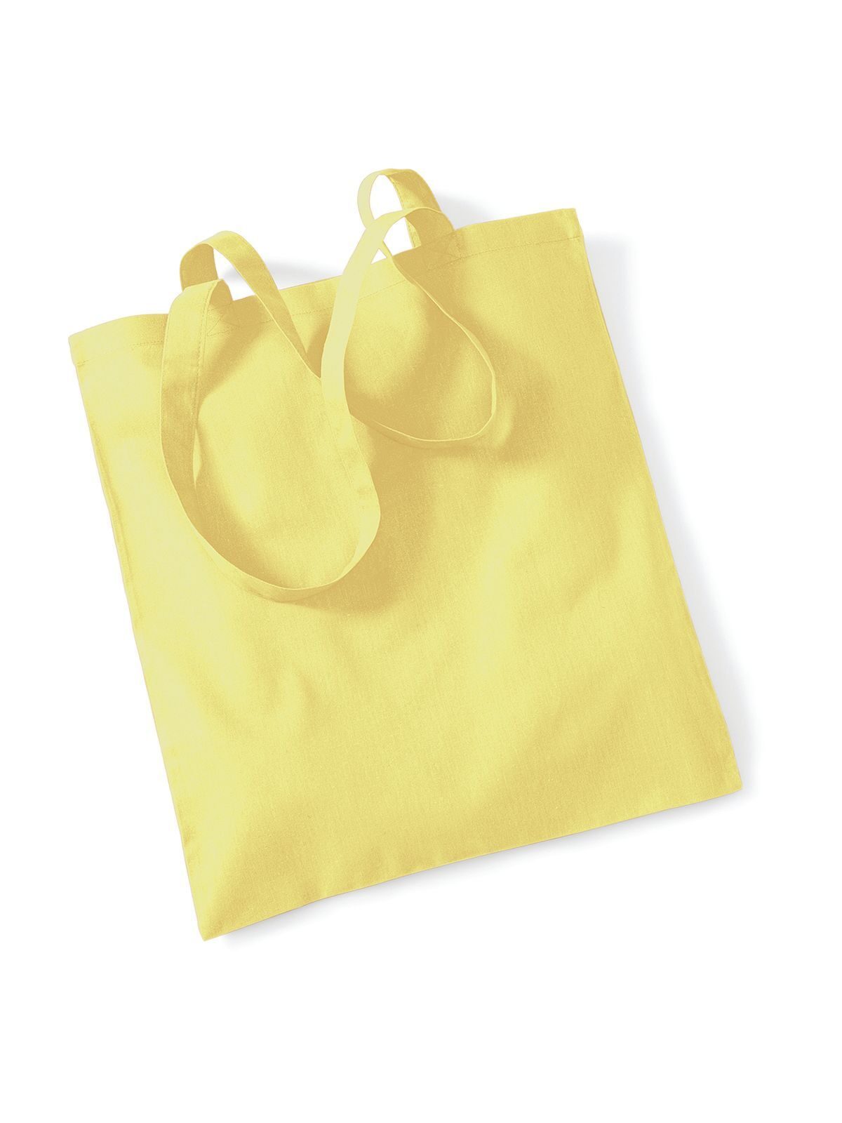 Shopper Bag For Life - Long Handles Herren Tasche / Rucksack – Westford Mill – Farbe lemon – individuell veredelbar