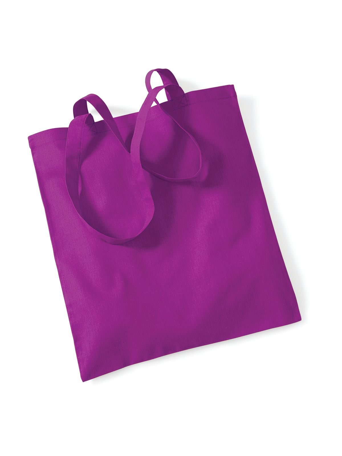 Shopper Bag For Life - Long Handles Herren Tasche / Rucksack – Westford Mill – Farbe magenta – individuell veredelbar