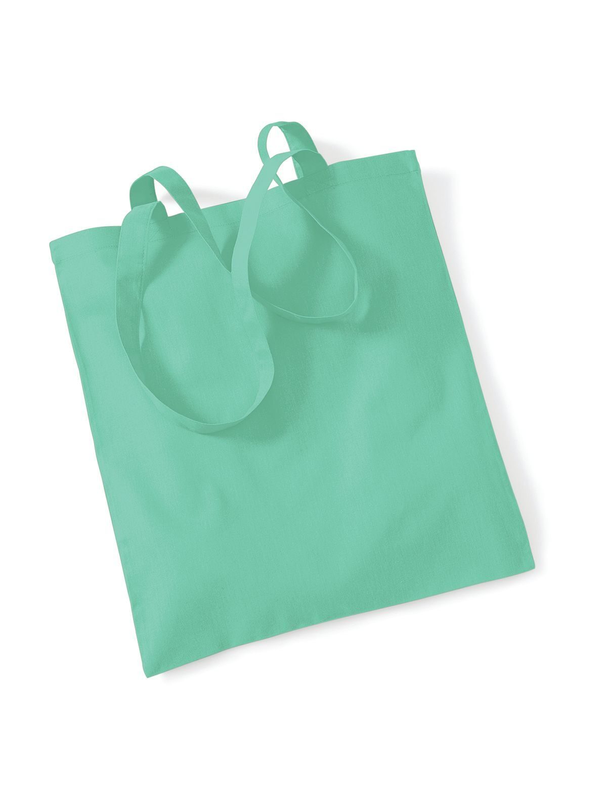 Shopper Bag For Life - Long Handles Herren Tasche / Rucksack – Westford Mill – Farbe Mint – individuell veredelbar