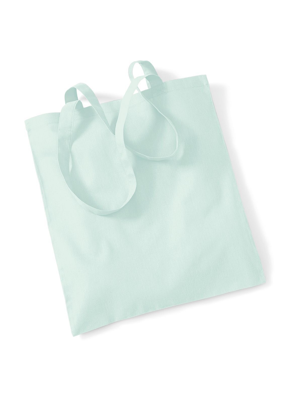 Shopper Bag For Life - Long Handles Herren Tasche / Rucksack – Westford Mill – Farbe pastel mint – individuell veredelbar