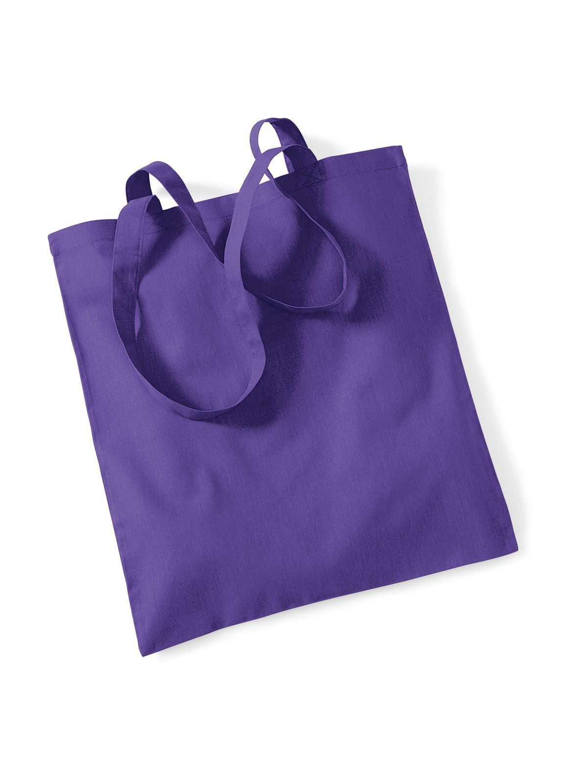 Shopper Bag For Life - Long Handles Herren Tasche / Rucksack – Westford Mill – Farbe Lila – individuell veredelbar