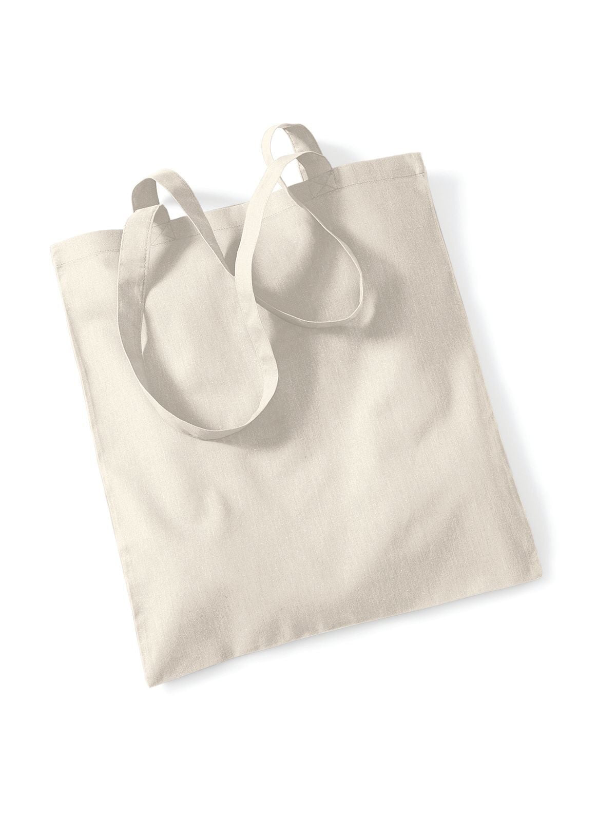 Shopper Bag For Life - Long Handles Herren Tasche / Rucksack – Westford Mill – Farbe Sand – individuell veredelbar